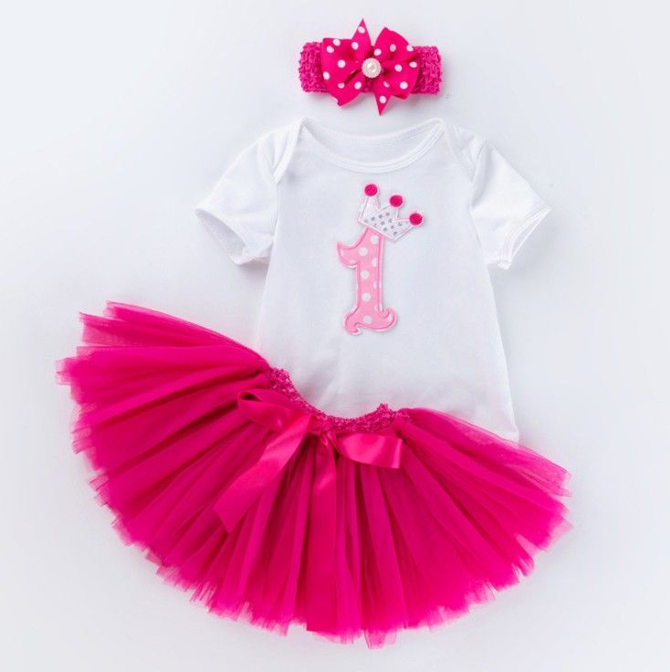 Acheter Bebe 6 Mois 1 An Anniversaire Habiller Les Bebes Tutus Jupes Barboteuses Costume Avec Bandeau Vetements Pour Cadeaux De Tout Petit De 8 39 Du Zftrading Fr Dhgate Com