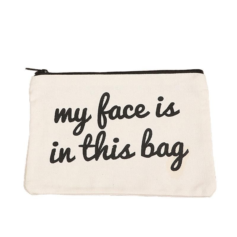 Blank Canvas Makeup Bag Wholesale