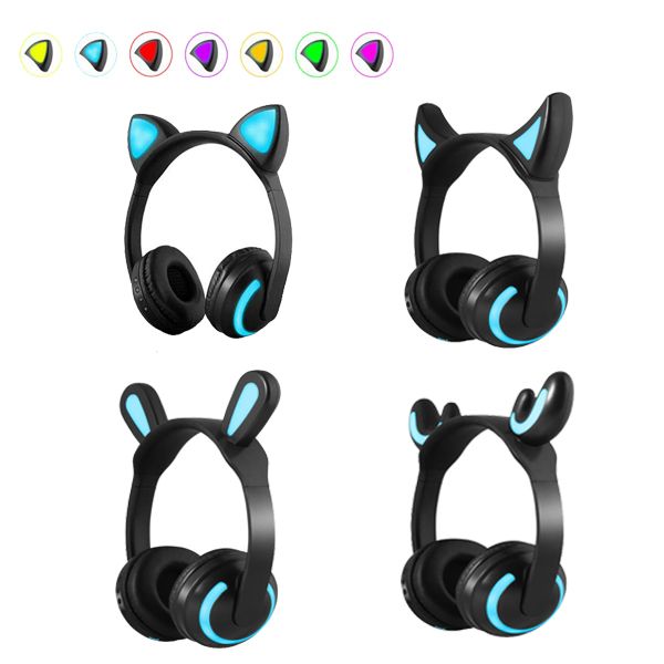 auriculares intermitentes plegabl Auriculares con luz LED para juegos auriculares intermitentes plegabl Auriculares con luz LED para juegos