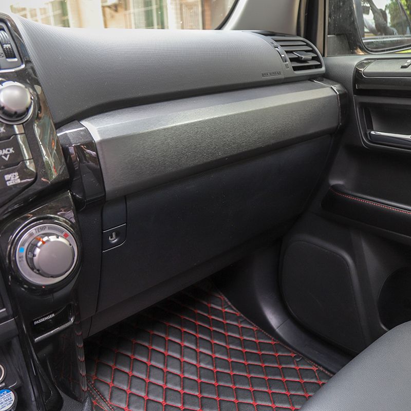 Black Abs Car Copilot Storage Box Clapboardr Decoration Cover For Toyota 4runner Super 2017 Car Interior Accessories Cheap Car Mats And Seat Covers