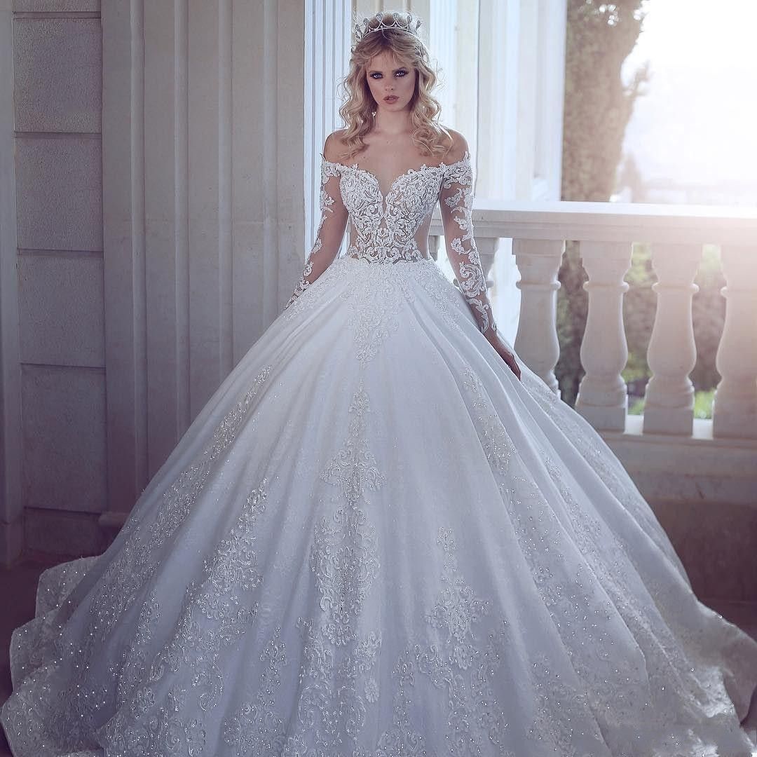 wedding dresses with bling and lace