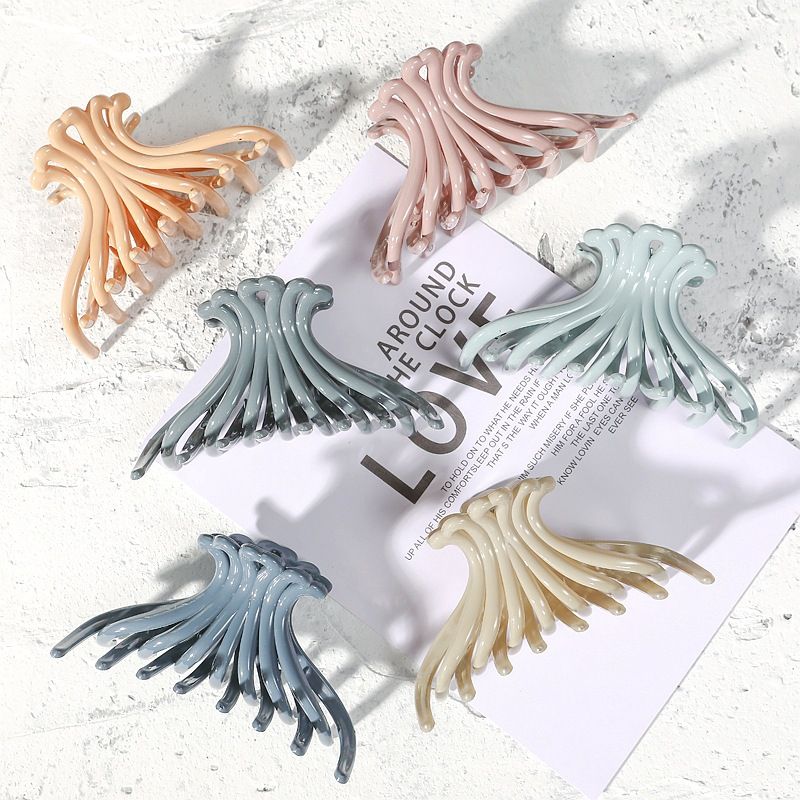 Large Korean Hairpin Hair Clips Adult Card Simple Hippocampus