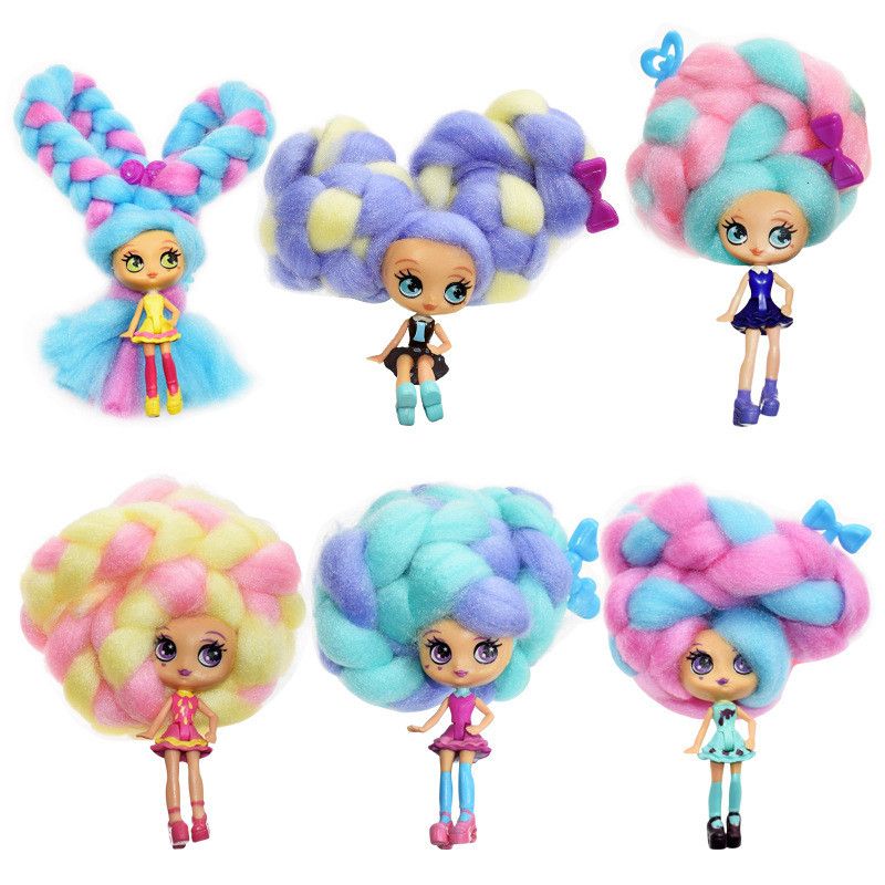 candy hair dolls