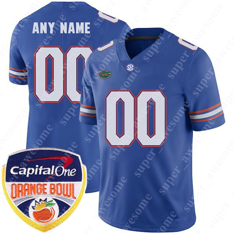 Blue NEW JUMP -Orange Bowl Patch