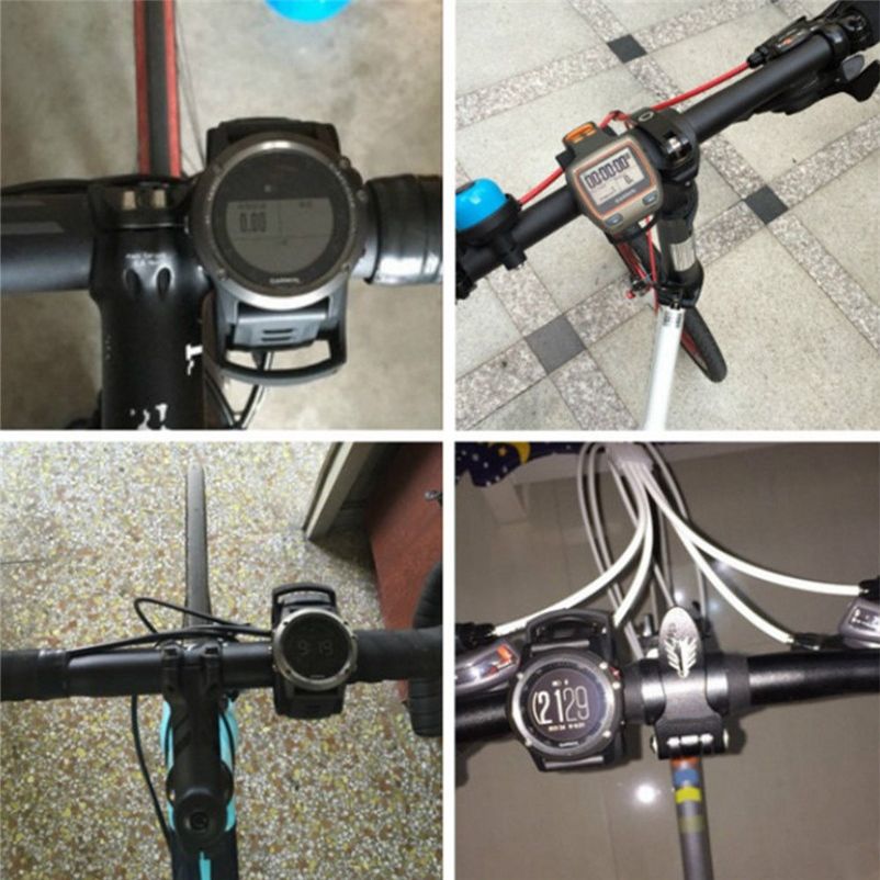 Supporto GPS per Bicicletta in Plastica Durevole Compatibile con Staffe per Contachilometri per Computer da Ciclismo del Bordo Garmin VGEBY Supporto per Staffa per Bicicletta 