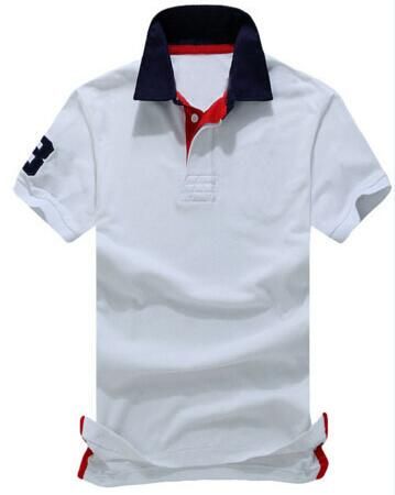 Compra USA Casual Polo Shirts Men Streetwear Big Horse Bordado Sólido  Camiseta De Manga Corta Ropa De Hombre Camiseta Nautica Sport Tees Azul  Marino Barato | Entrega Rápida Y Calidad | Es.Dhgate