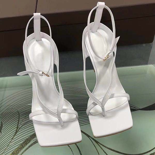 catwalk silver heels