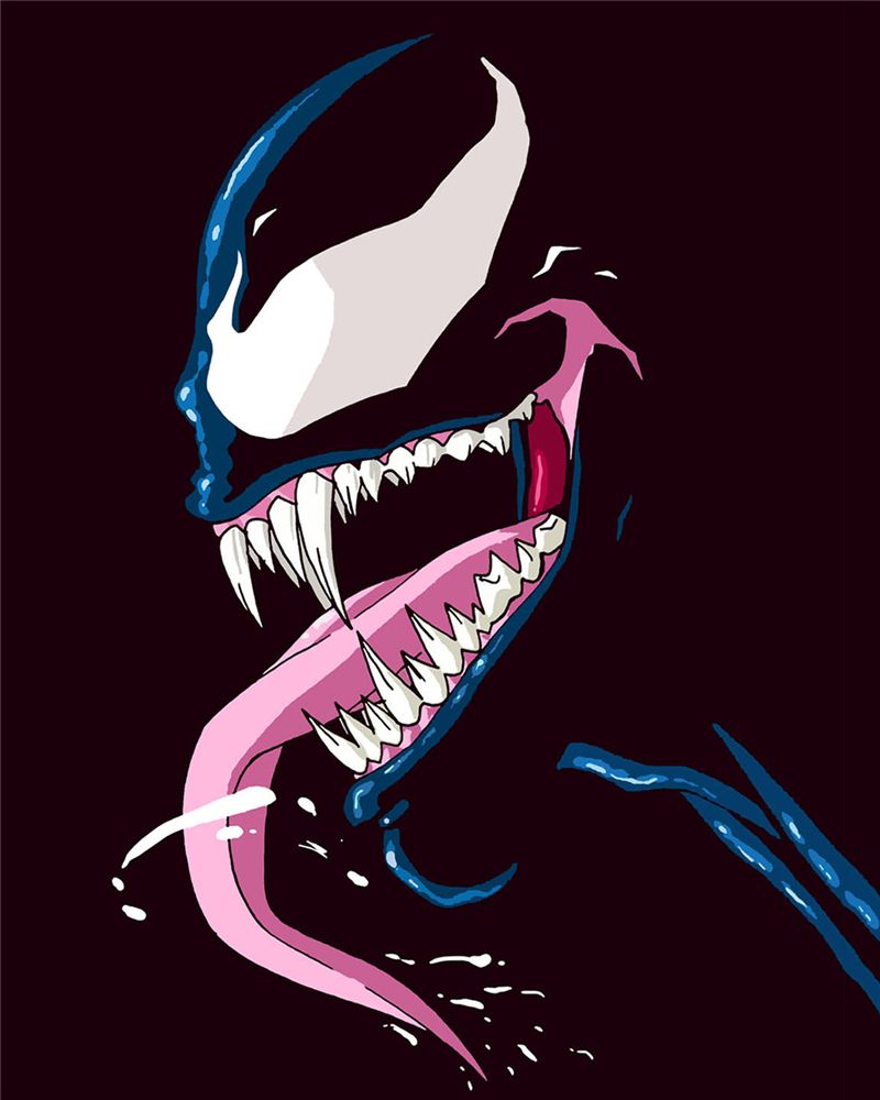 2021 Minimalist Venom Art Canvas Painting HD Wall Picture Poster And