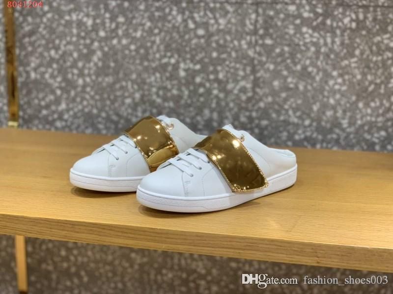 Acquista Scarpe Sportive Bianche In Pelle Abbinamento Casuale Di Colore Sneaker Semi Skid Può Essere Utilizzato Con Uno Degli Abiti Da Donna A 81,34 € Dal Fashion_shoes003 | DHgate.Com
