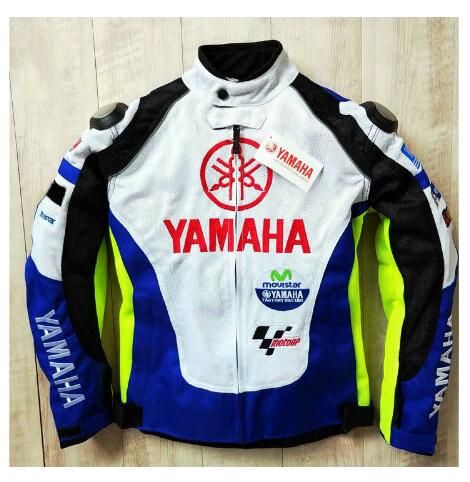 Paso Barricada Retener NUEVO 2019 Summer Motocross Racing para Yamaha Chaqueta de carreras azul y  blanca Ropa Autombile Race