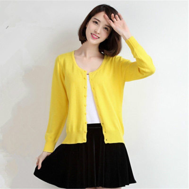 crew neck cardigans ladies