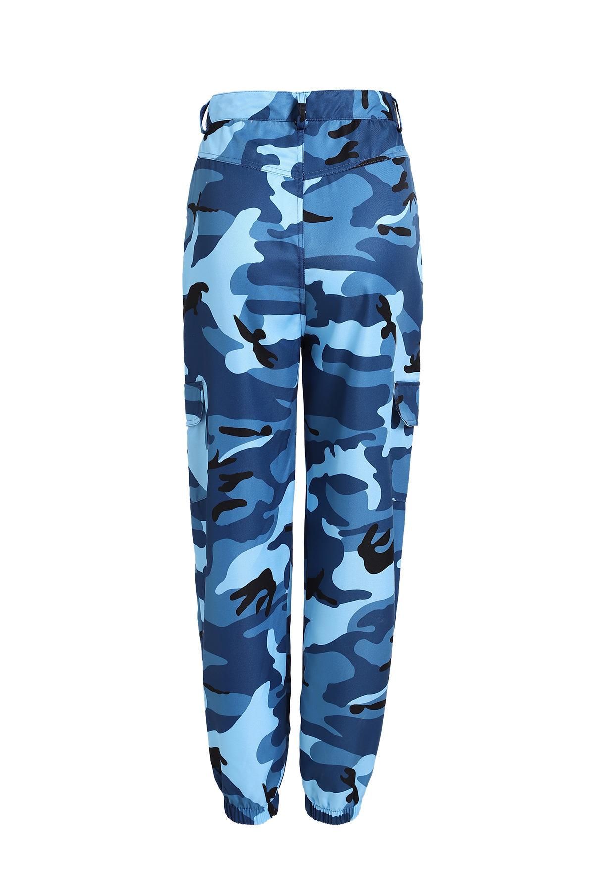 colored camo pants womens