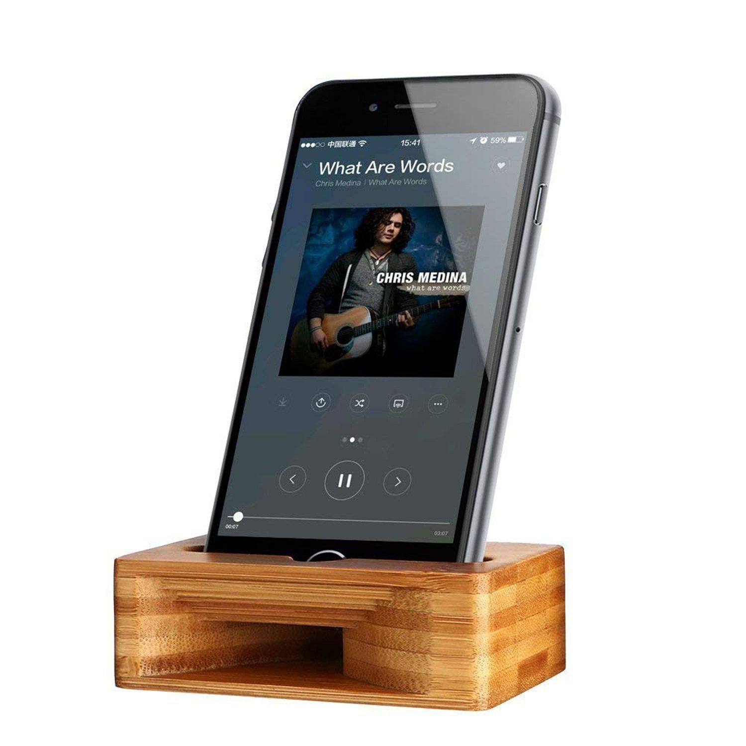 bamboo phone speaker