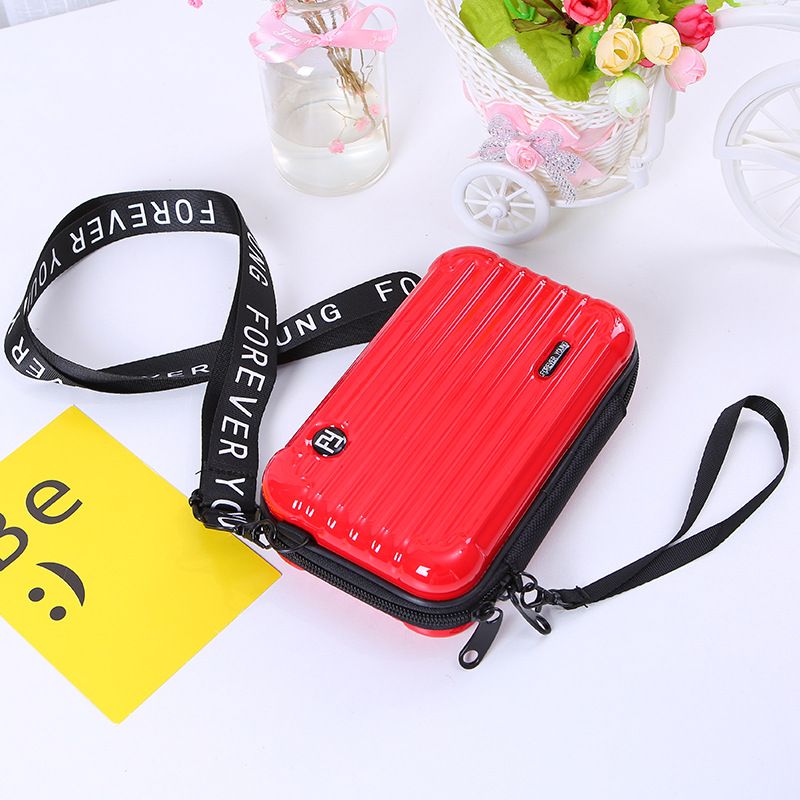 Women Diamante Zip Up Clutch Purse Glitter Canvas Ladies Mobile MakeUp Pouch Bag