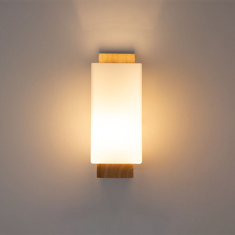 modern wooden wall lights