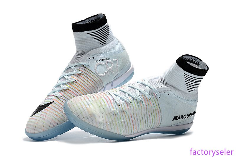 cr7 white indoor shoes