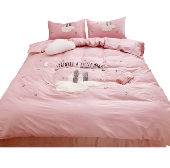 pink childrens bedding