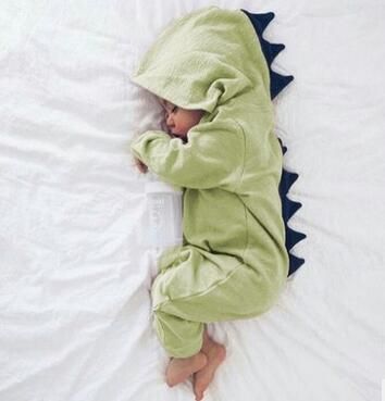 Newborn Infant Baby Boy Girl Dinosaur Hooded Romper Jumpsuit Outfits Clothes Sol Newborn Infant Baby Boy Girl Dinosaur Hooded Romper Jumpsuit Outfits Clothes Sol