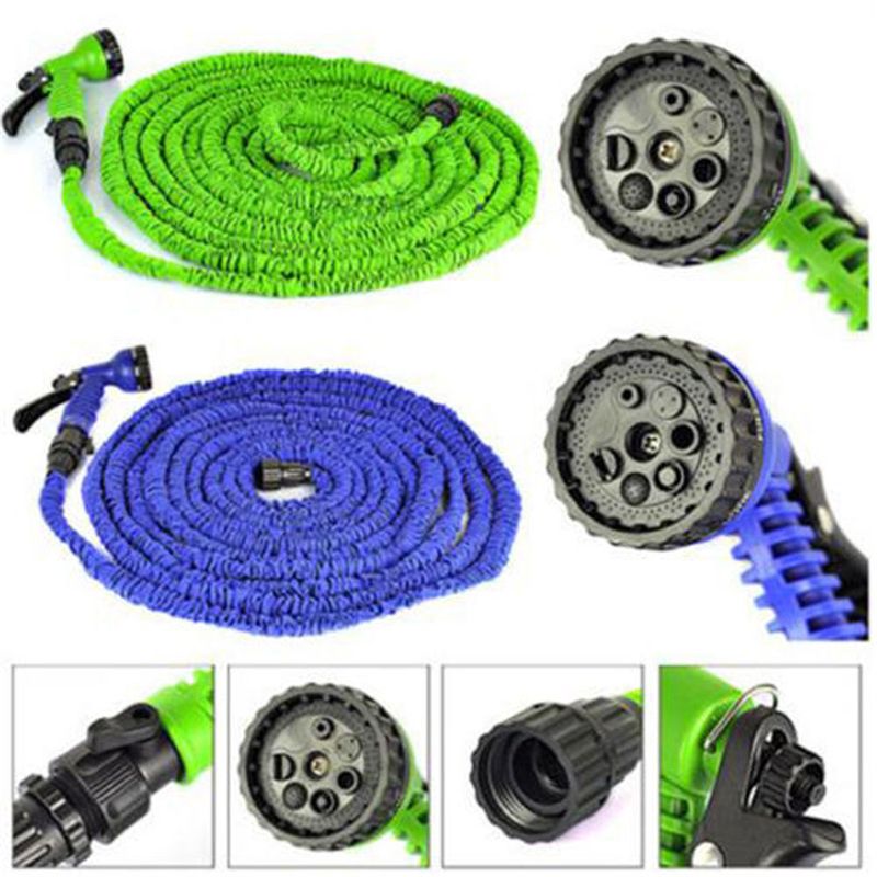 2021 Garden Hose Car Wash Pipe 25FT 50FT 75FT 100FT Flexible Garden