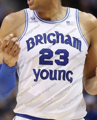 Wholesale Best Use Custom Byu Cougars Basketball 32 Matt Haarms 4 Alex Barcello 5 Jake Toolson 23 Yoeli Childs 30 Tj Haws Men Youth Kid Jersey At 14 94 Dhgate Com