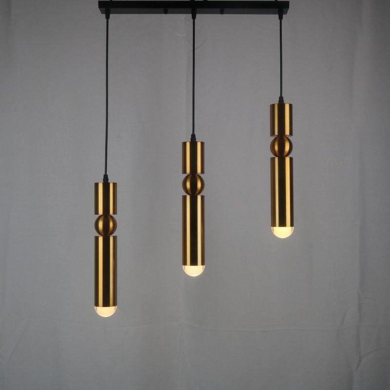 Bronze Gold E27 Bulb Mini Metal Pendant Lamps Dinning Room Lighting Fixture Cylinder Hanging Lamp For Bedroom Cafe S Ceiling - Metal Cylinder Pendant Light Fixture Bronze Gold E27 Bulb Mini Metal Pendant Lamps Dinning Room Lighting Fixture Cylinder Hanging Lamp For Bedroom Cafe S Ceiling - Metal Cylinder Pendant Light Fixture