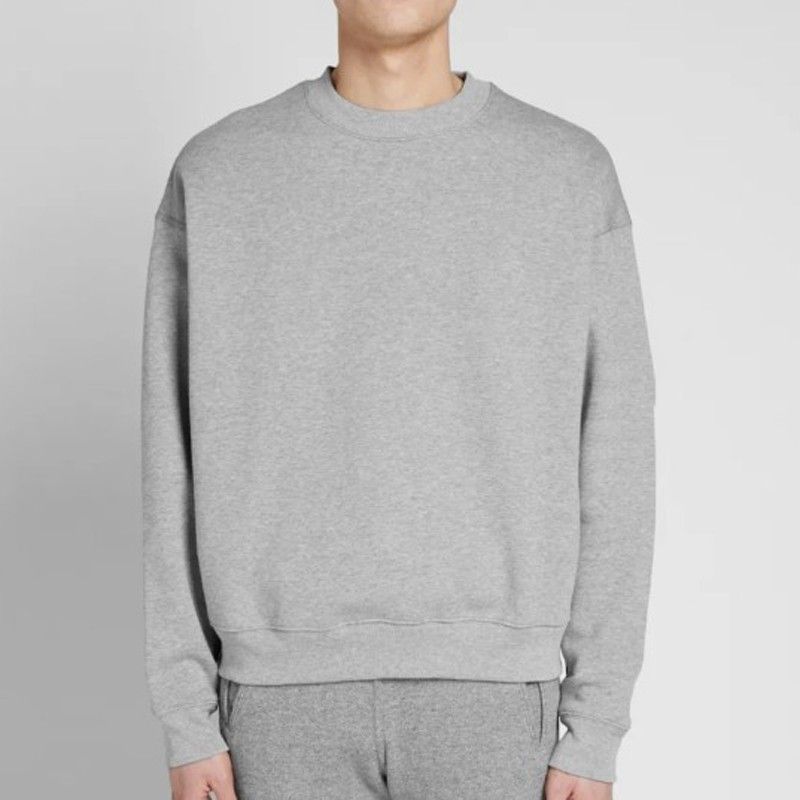 gray crewneck