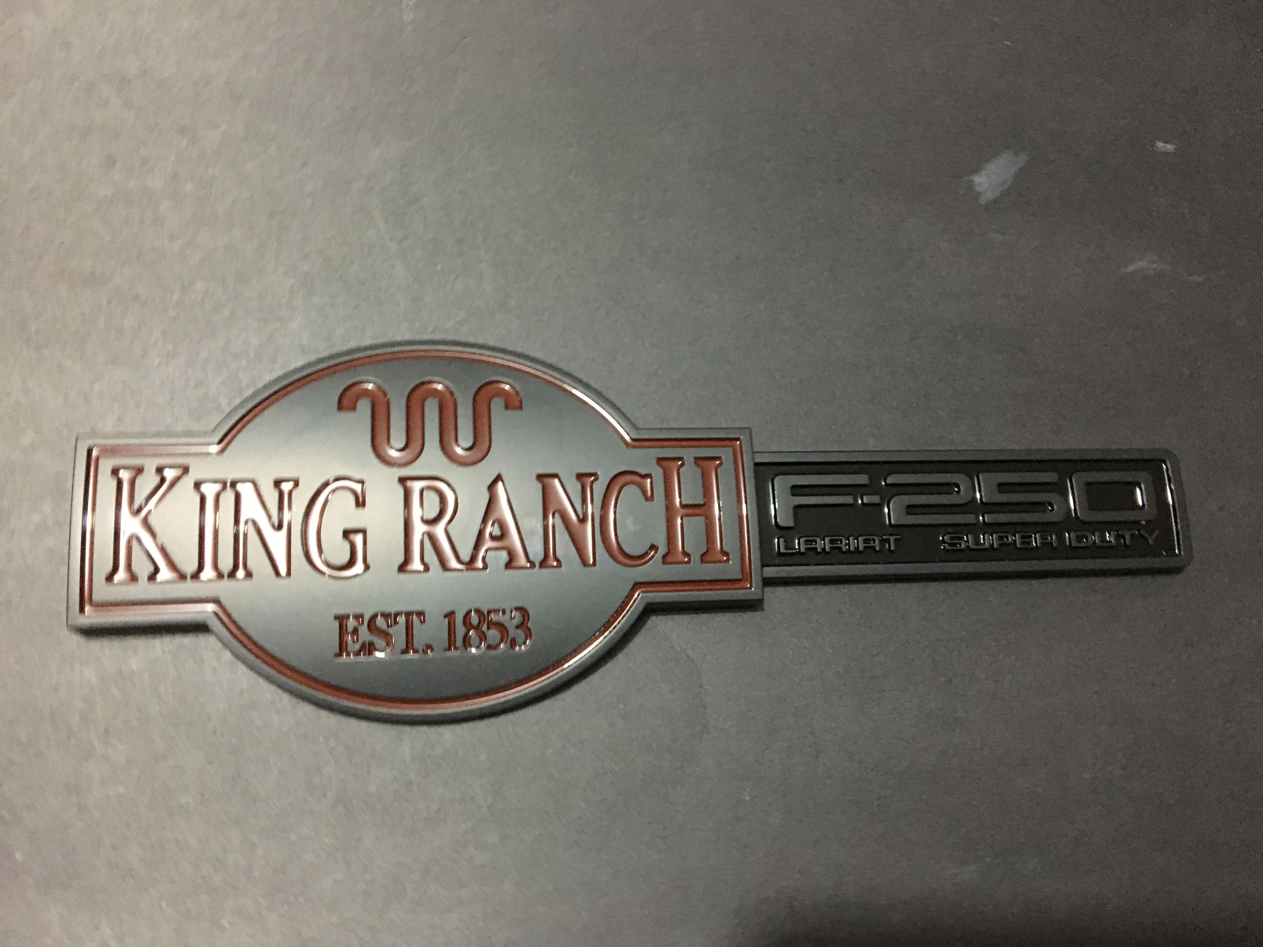 Buy Dropship Products Of King Ranch 2001 2002 2003 2004 Ford F 250 F350 Sticker Door Tailgate Emblem Badge Letter 3d Nameplate Replacement In Bulk From Car Stickers Dhgate Com