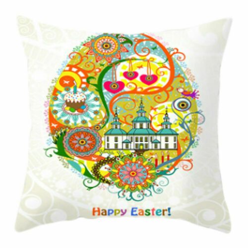 Easter Pattern Sofa Bed Home Decoration Happy Easter Bunny Pillow