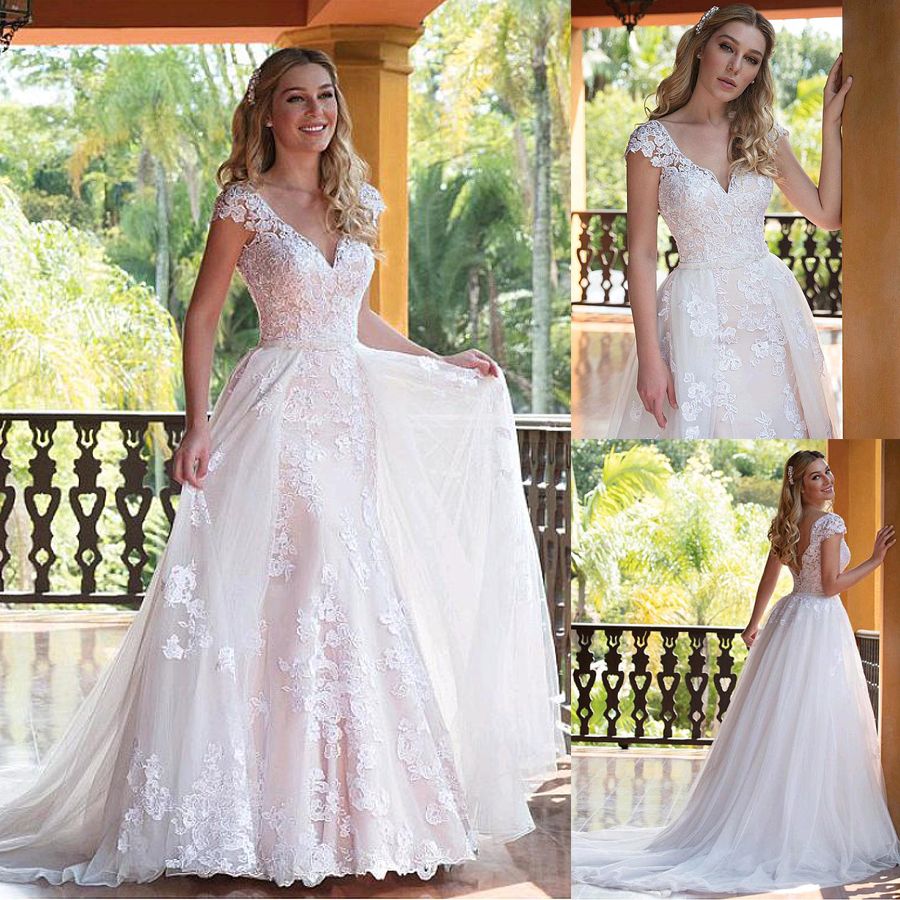 vestido de noiva com duas saias