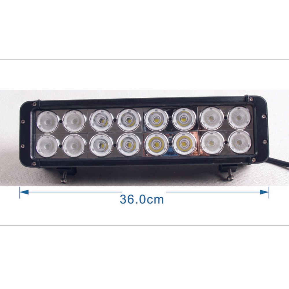 36/" LED ATV Jeep Pickup Truck Boat Off Road Double Row Spotlight Flood Light Bar