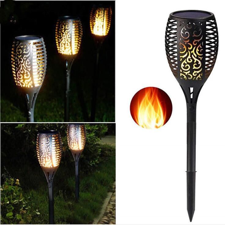 Grosshandel Solar Taschenlampen Led Solar Taschenlampen Lampen Garten Tanzen Flackernde Flamme Aussen Weg Rasen Licht Wasserdichtes Landsacpe Dekor 33led B5644 Von Interhome 13 42 Auf De Dhgate Com Dhgate