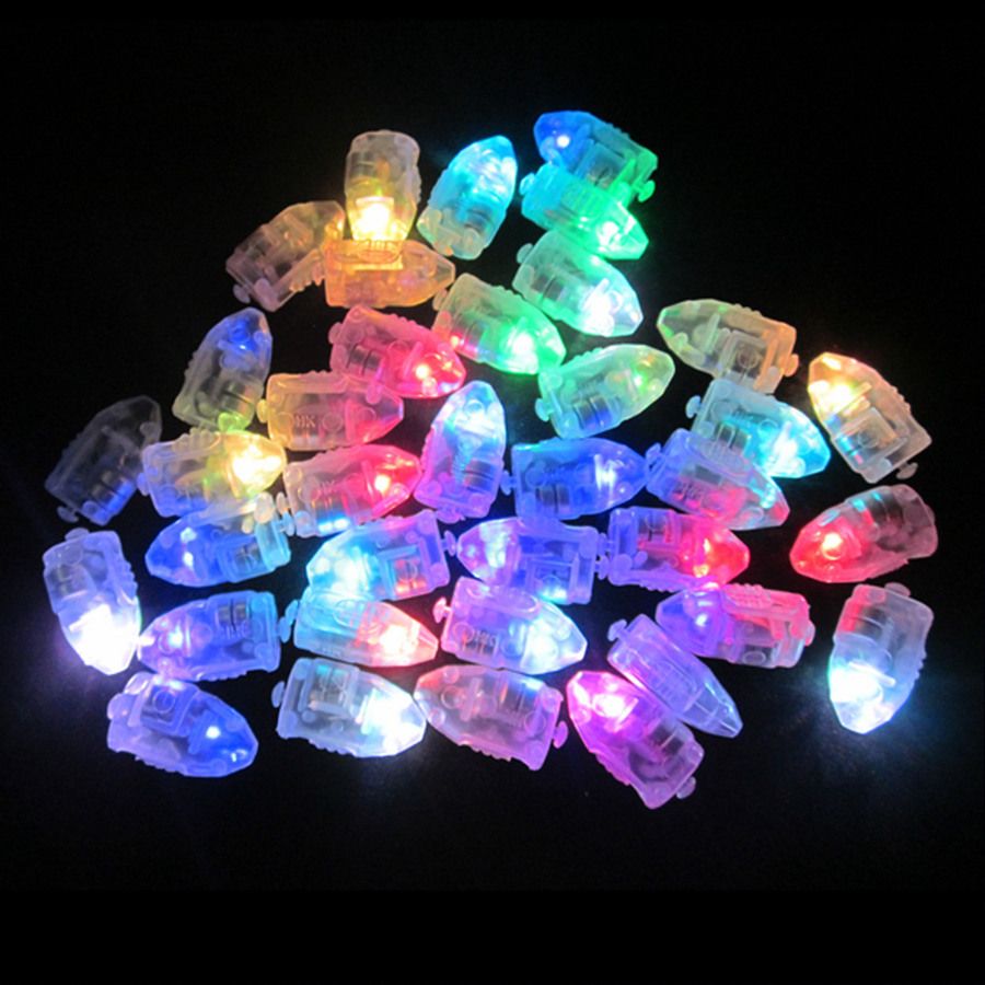 6x Colorful LED Balloons Flash Light Wedding Birthday Party Festival Decorations