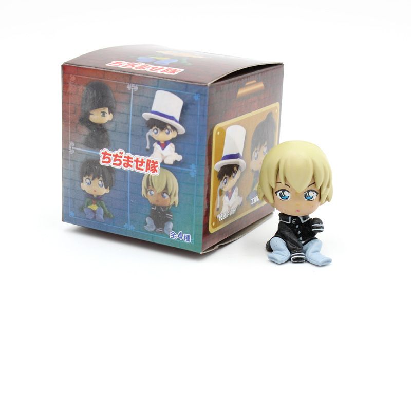 Anime Toys Detective Conan Childhood Sitting Posture Figure Collection Toys Gift
