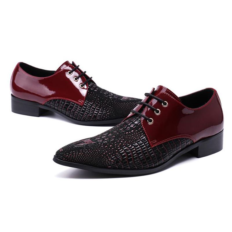 Derby pointue homme Clearance