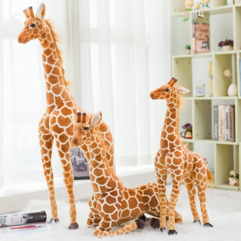 life size plush giraffe