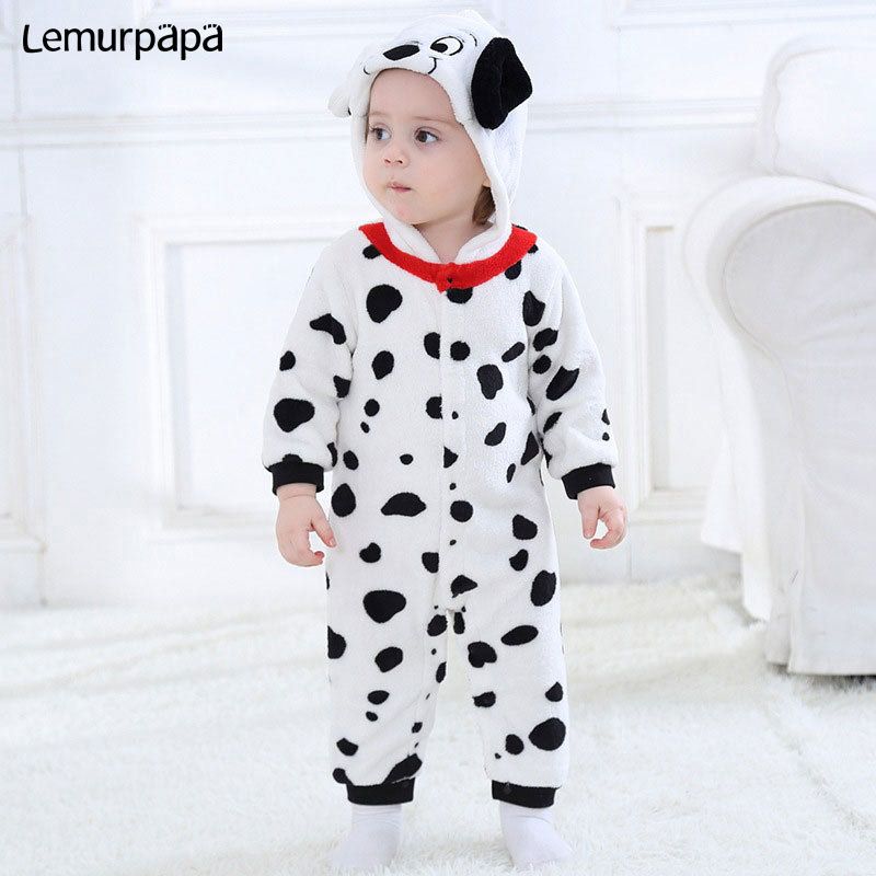 dalmatian onesie baby