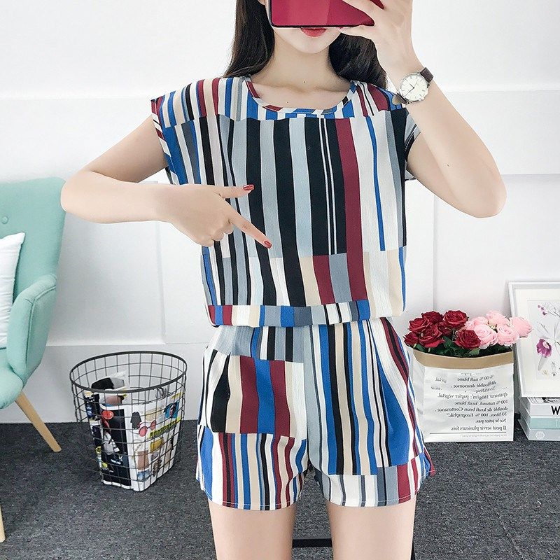 plus size short suit set