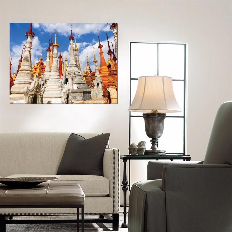 2019 Myanmar Burma Pagoda Architecture Temple Hd Canvas Print Home