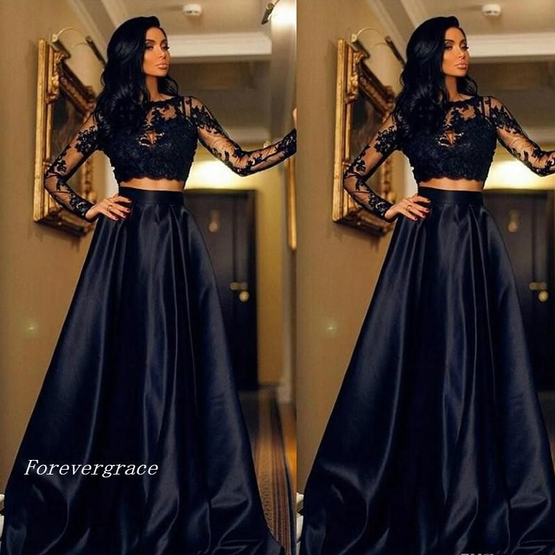 stylish black gown