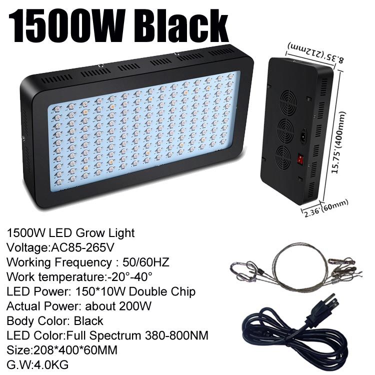 1500W (150 * 10W) ​​Black Body