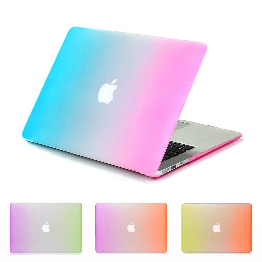 Accesorios De Computadora De Casos Portátiles Colores Del Arco Iris Carcasa Protectora Para Libro Del Mac MacBook Pro Retina De Aire 11/13 Para Portátil Rosa + De 12,65 € |