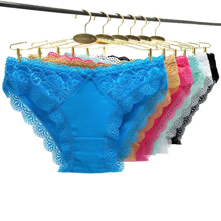 Shorts De Encaje Con Borde De Encaje De Color Sólido Con Suj Shorts De Encaje Con Borde De Encaje De Color Sólido Con Suj