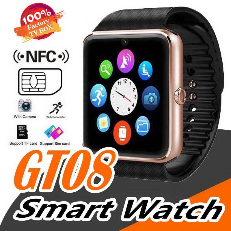 bluetooth smart watch for apple iphone android phone wrist wear support sync smart clock sim card