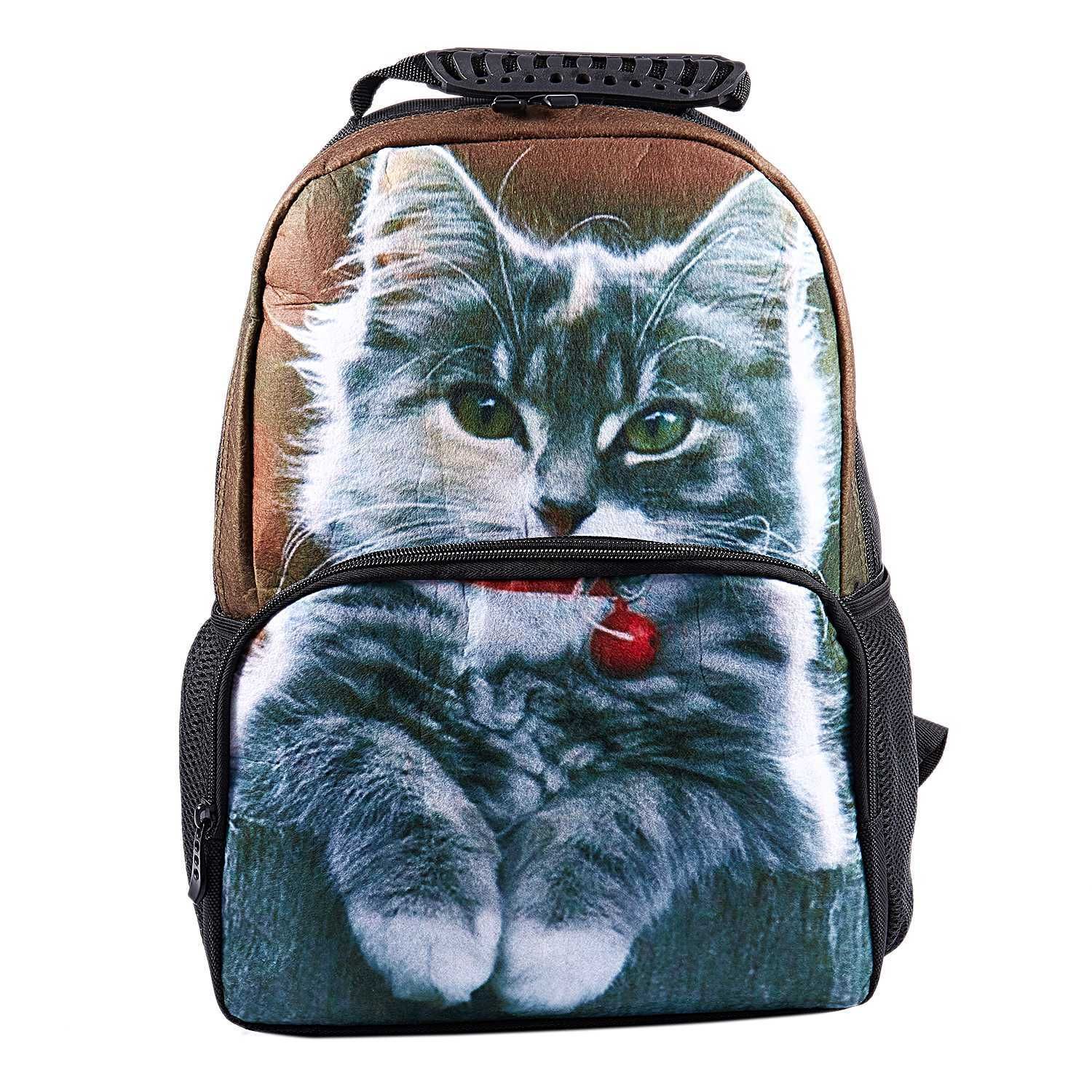 cat print backpack