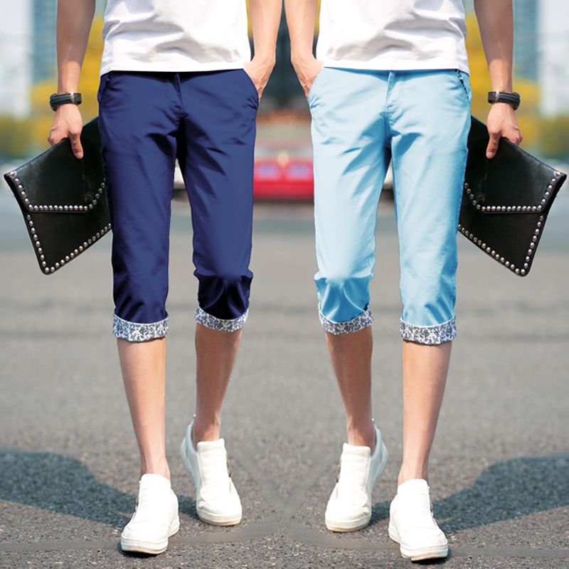2021 Mens Pants Summer Men Fashion Thin Calf Length Must Have Casual Straight From Stylefisher