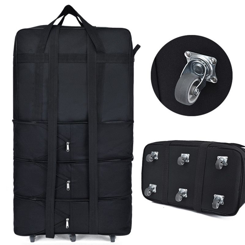 folding travel bag with wheels