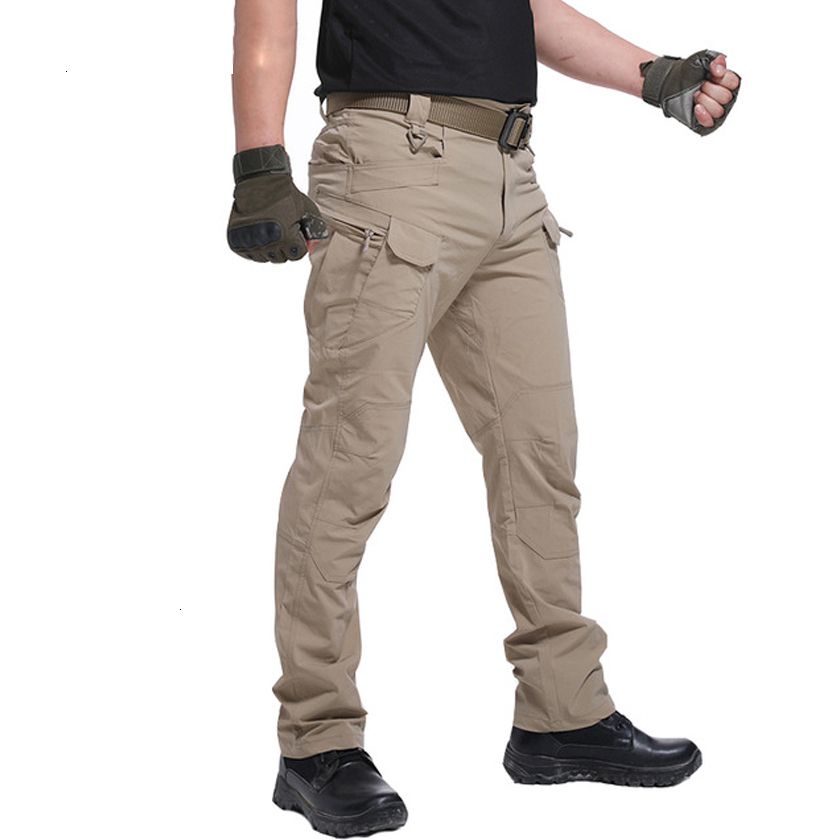 Mens Tactical Cargo Pants Military Combat Quick dry Urban Summer Casual Trousers