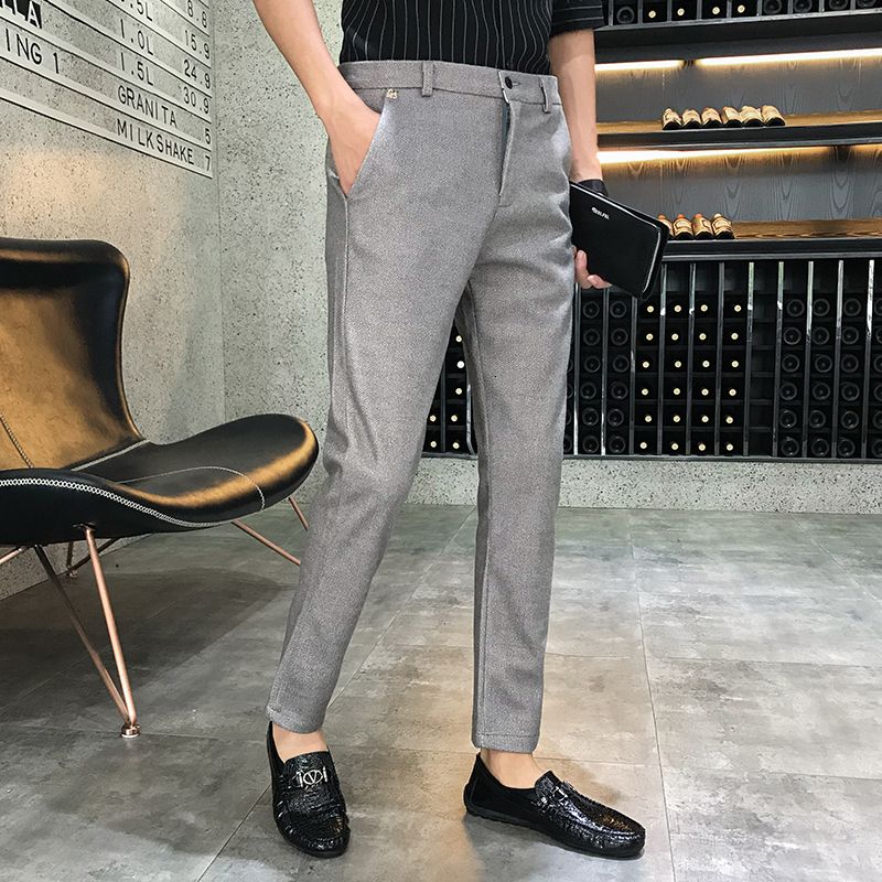 casual wool trousers