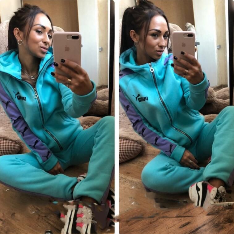 womens teal tracksuit