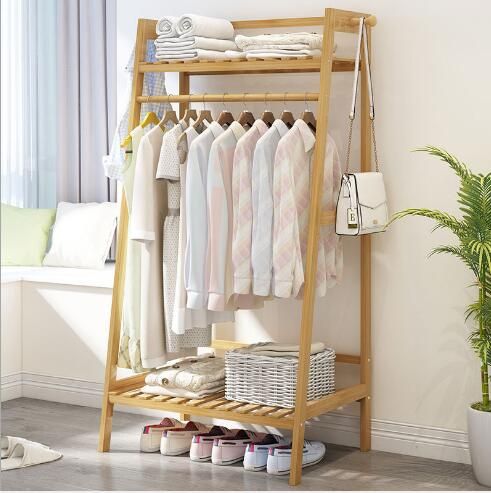 2019 Simple Hat Rack Nanzhu Bedroom Hanging Rack Storage Holders Racks Simple Modern Clothes Rack Shelf Bedroom Furniture From Meow Householdes